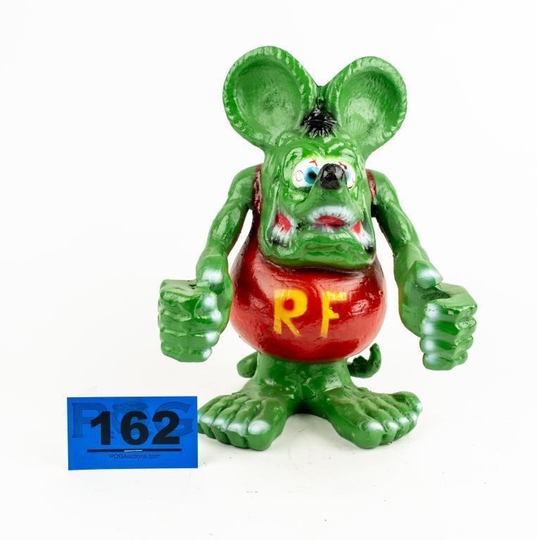Ed Roth | Retro Rat Fink Metal Statue (1950s) | MutualArt
