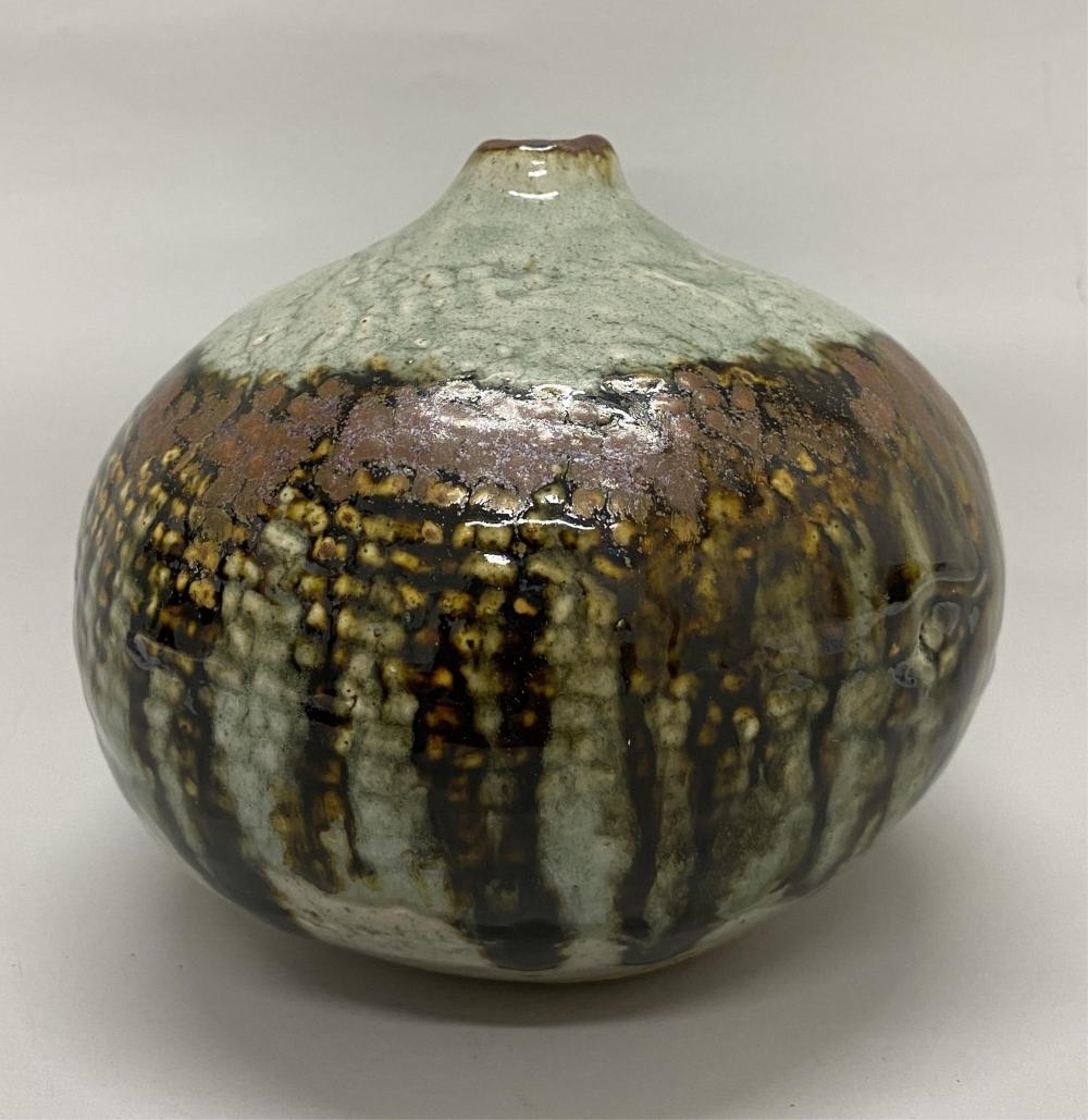 Len Castle | Spherical Blossom Jar | MutualArt
