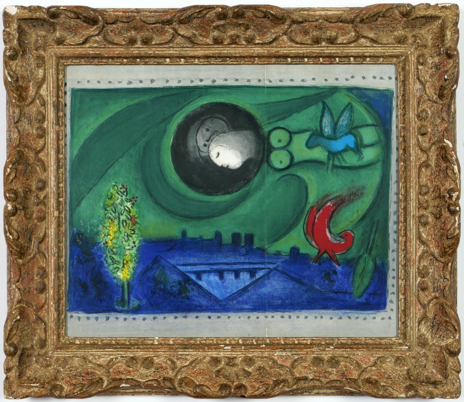 Marc Chagall | ‘Paris: Quai de Bercy’ (1954) | MutualArt