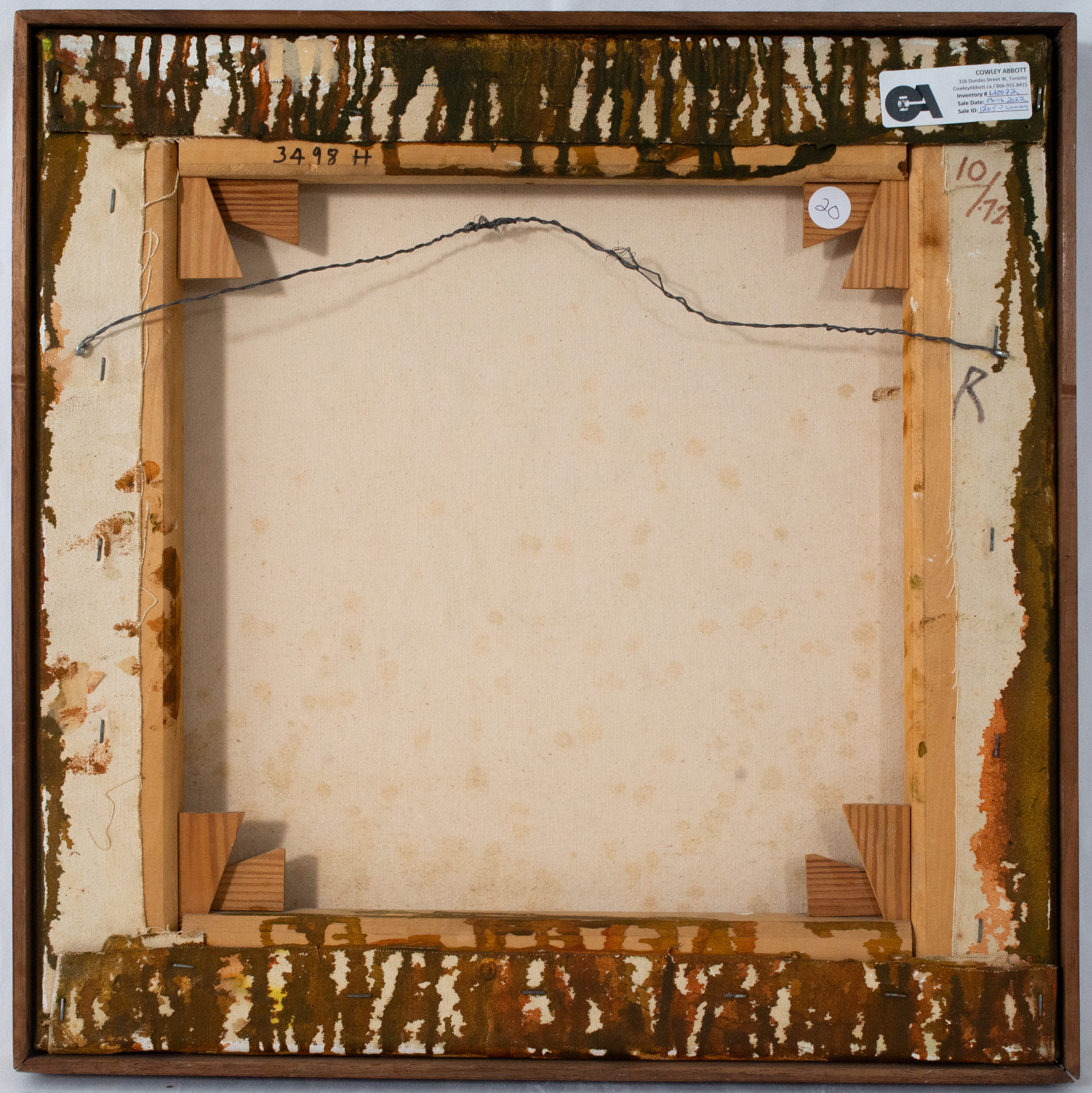 Artwork by Lillian Sarafinchan, No 10, Made of Oil on canvas