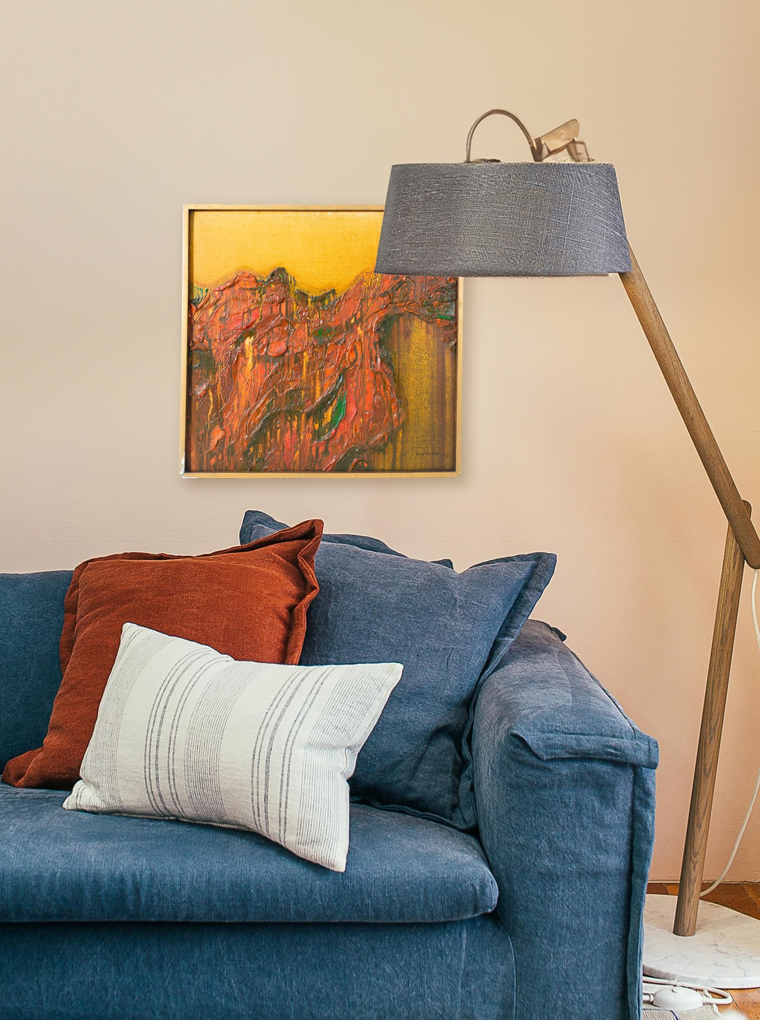 Artwork by Lillian Sarafinchan, No 10, Made of Oil on canvas