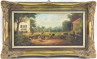 "Hühnerhof" - C. Weiler