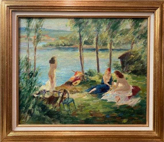 Les Baigneuses by Georges Jules Ernest Binet