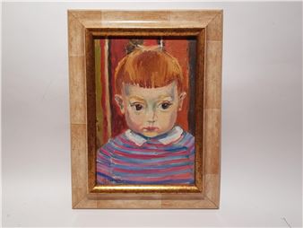 Portrait de Dominique enfant - Maurice Tisseyre