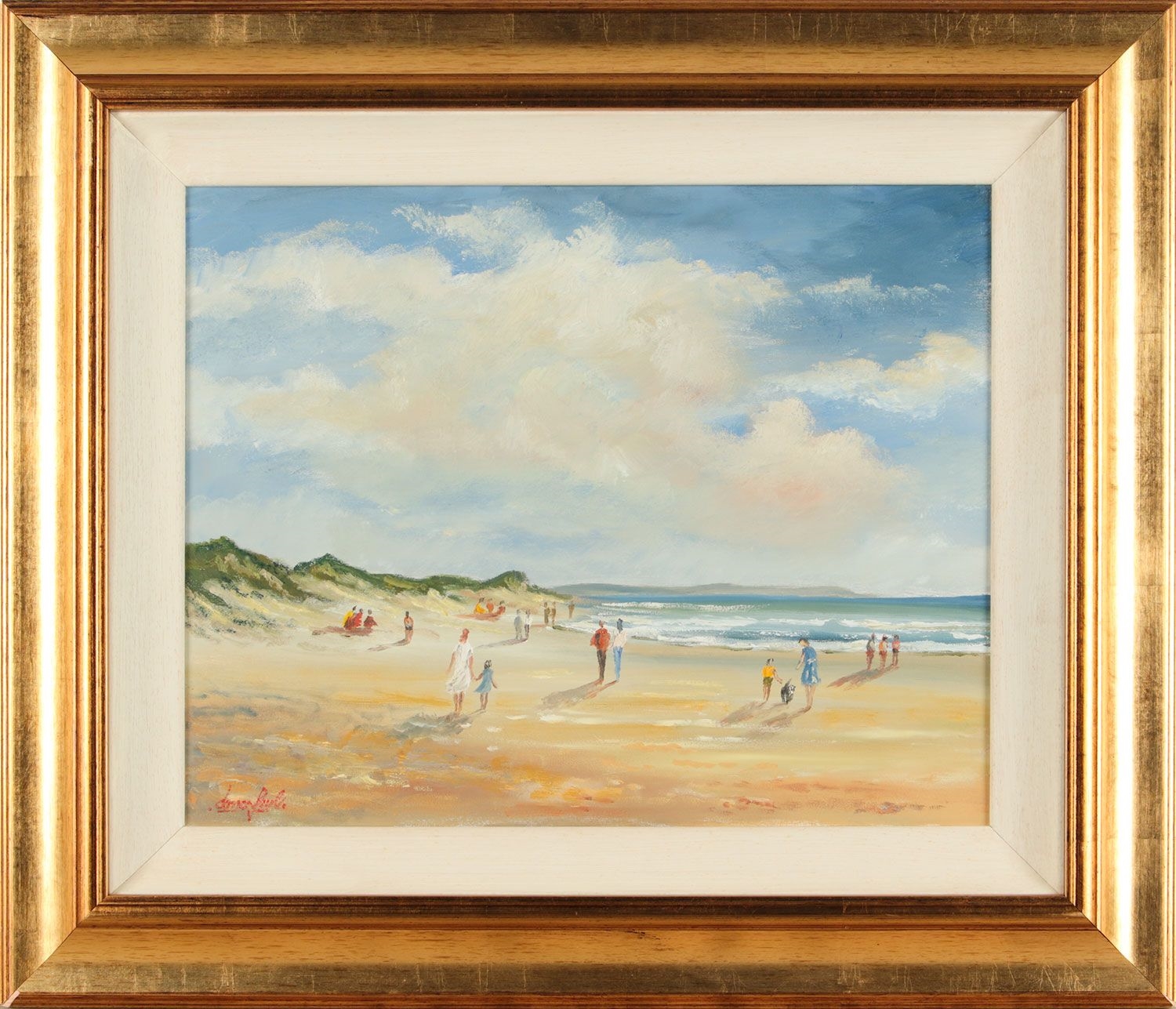 Artwork by Darren Paul, THE SAND DUNES, WHITEROCKS, PORTRUSH, Made of OIL ON CANVAS