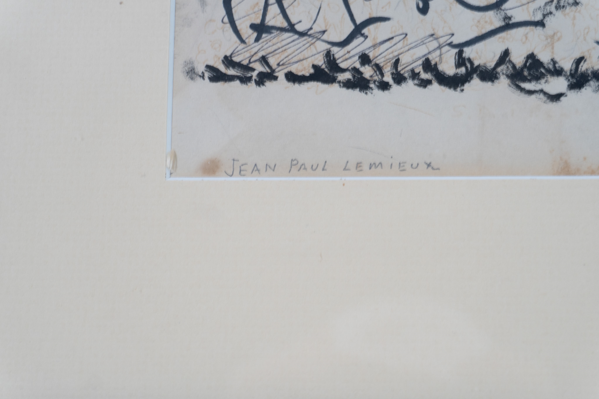 Artwork by Jean Paul (1904-1990), Jean Talon & Cote-des-Neiges, Made of Mixed media on paper