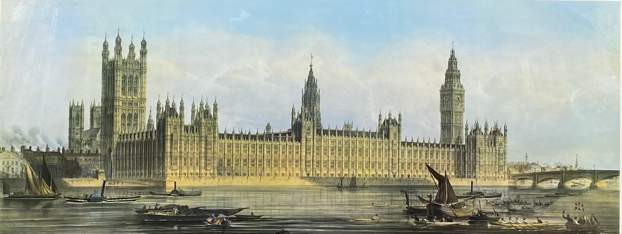 Robert Dighton | 'The New Palace at Westminster' (1787) | MutualArt