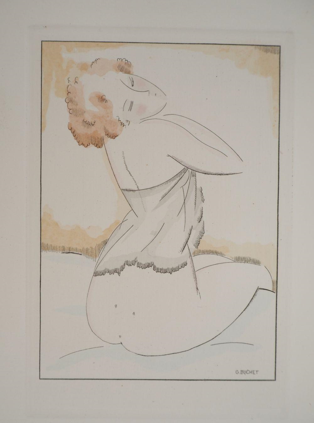 Artwork by Gustave Buchet, Gustave BUCHET - The Undressed, Made of Original etching