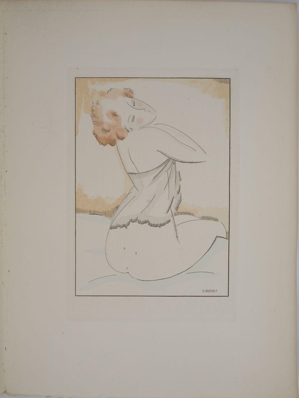Artwork by Gustave Buchet, Gustave BUCHET - The Undressed, Made of Original etching