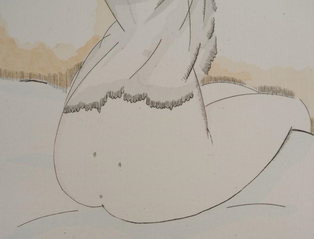 Artwork by Gustave Buchet, Gustave BUCHET - The Undressed, Made of Original etching