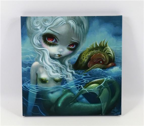 How Deep is the Ocean Print on Canvas by Jasmine Becket-Griffith, Dated 2020