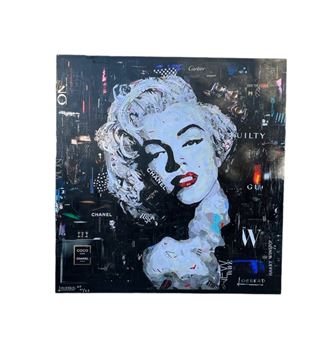 Louis Lochead - Marilyn - Mixed Media on Canvas - Louis Lochead