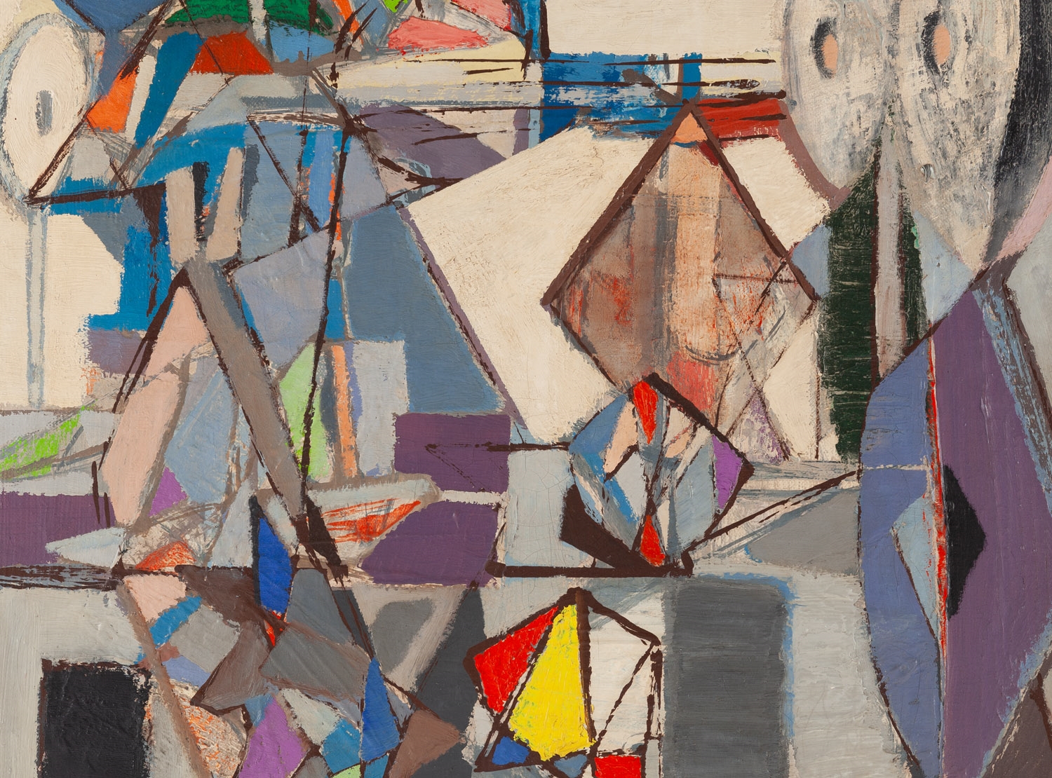 Jankel Adler | Composition no. 36 (1948) | MutualArt