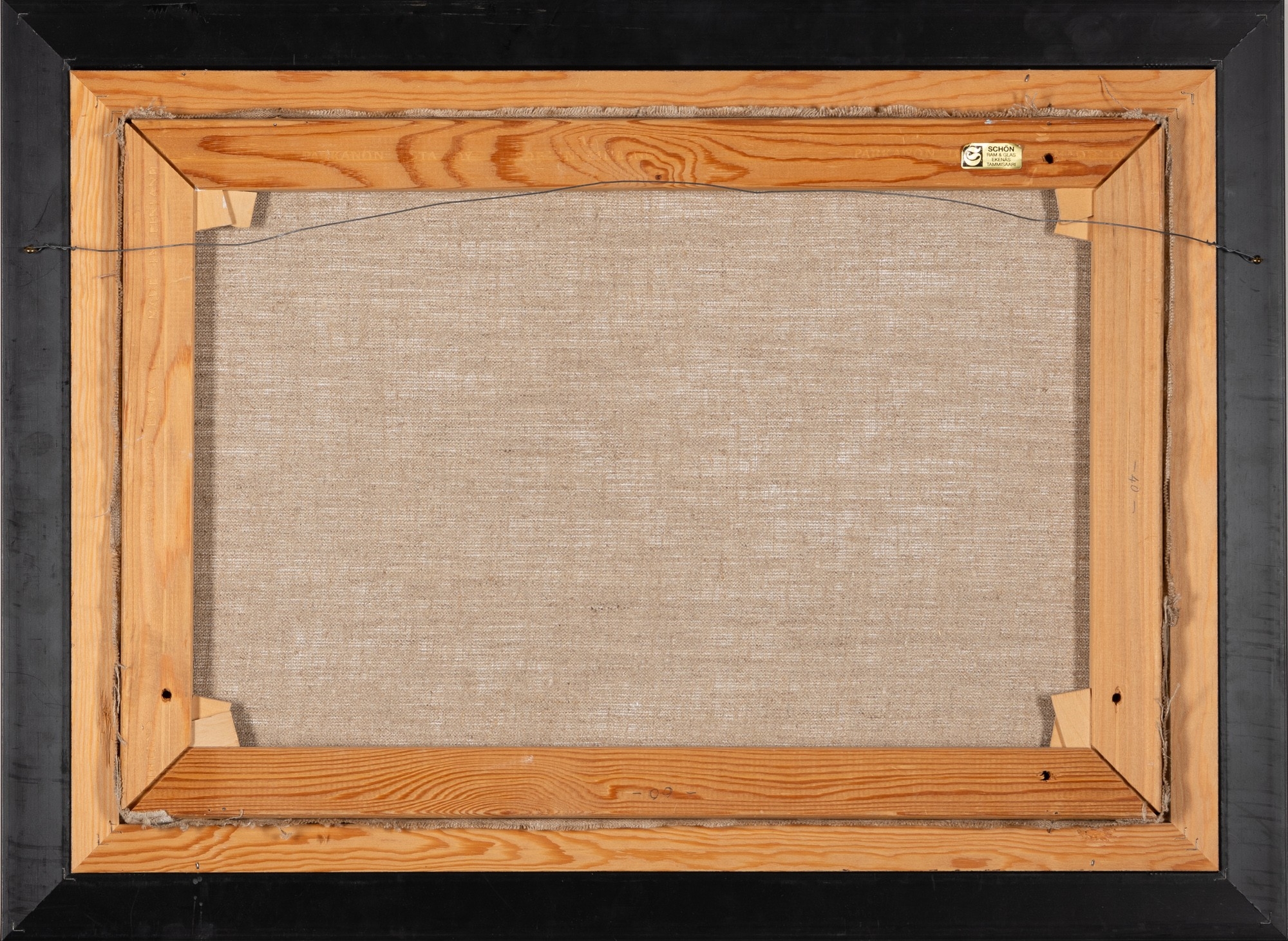 Artwork by Ecca Sjöblom, Landscape, Made of oil