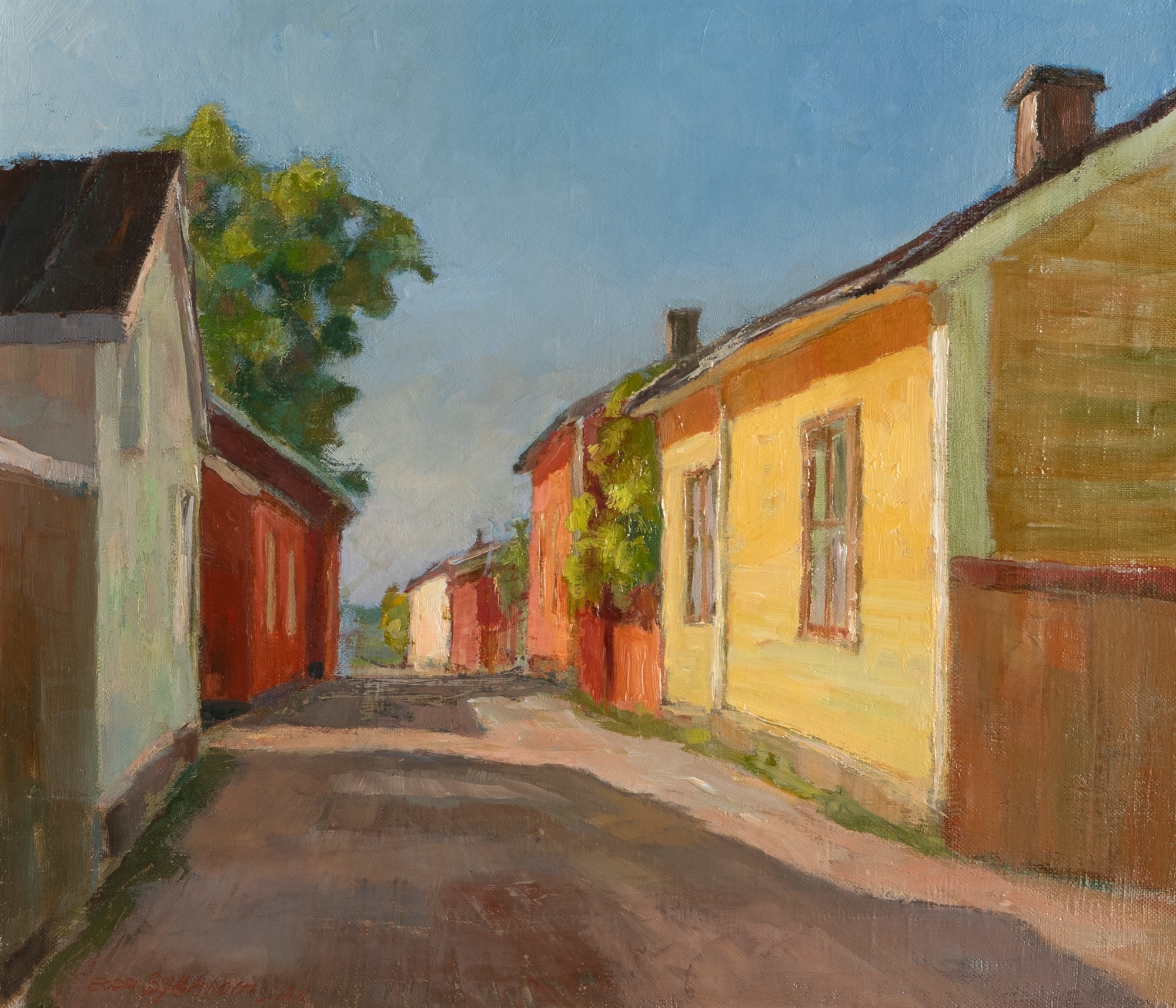 Artwork by Ecca Sjöblom, Tammisaari, Made of oil