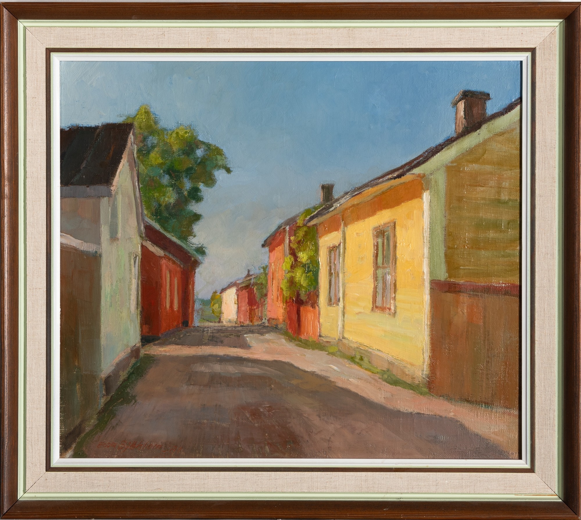 Artwork by Ecca Sjöblom, Tammisaari, Made of oil