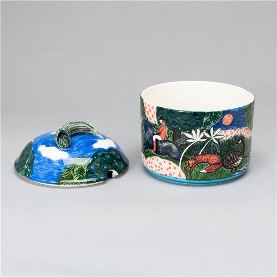 アラビア　ARABIA HUBERTUS PRO ARTE 1994 皿プレート Dorrit von Fieandt | Tureen, Hubertus, Pro Arte 1994, Arabia