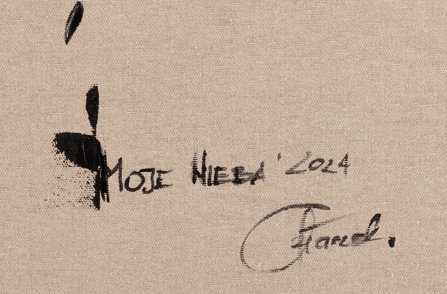 Artwork by Agnieszka Placzek, My heavens, Made of acrylic/canvas