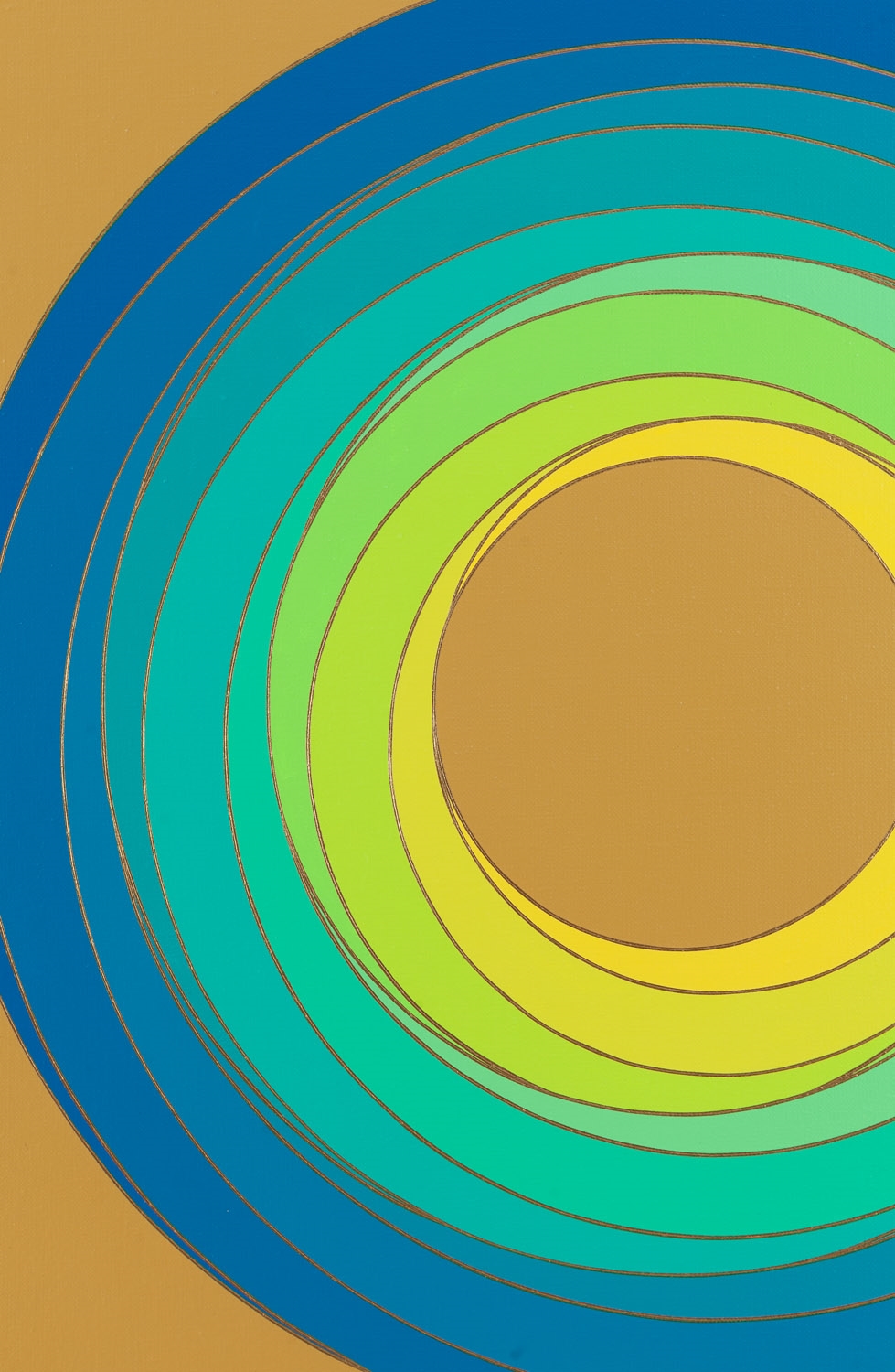 Artwork by Izabela Kozłowska, The Swirl II, Made of acrylic/canvas