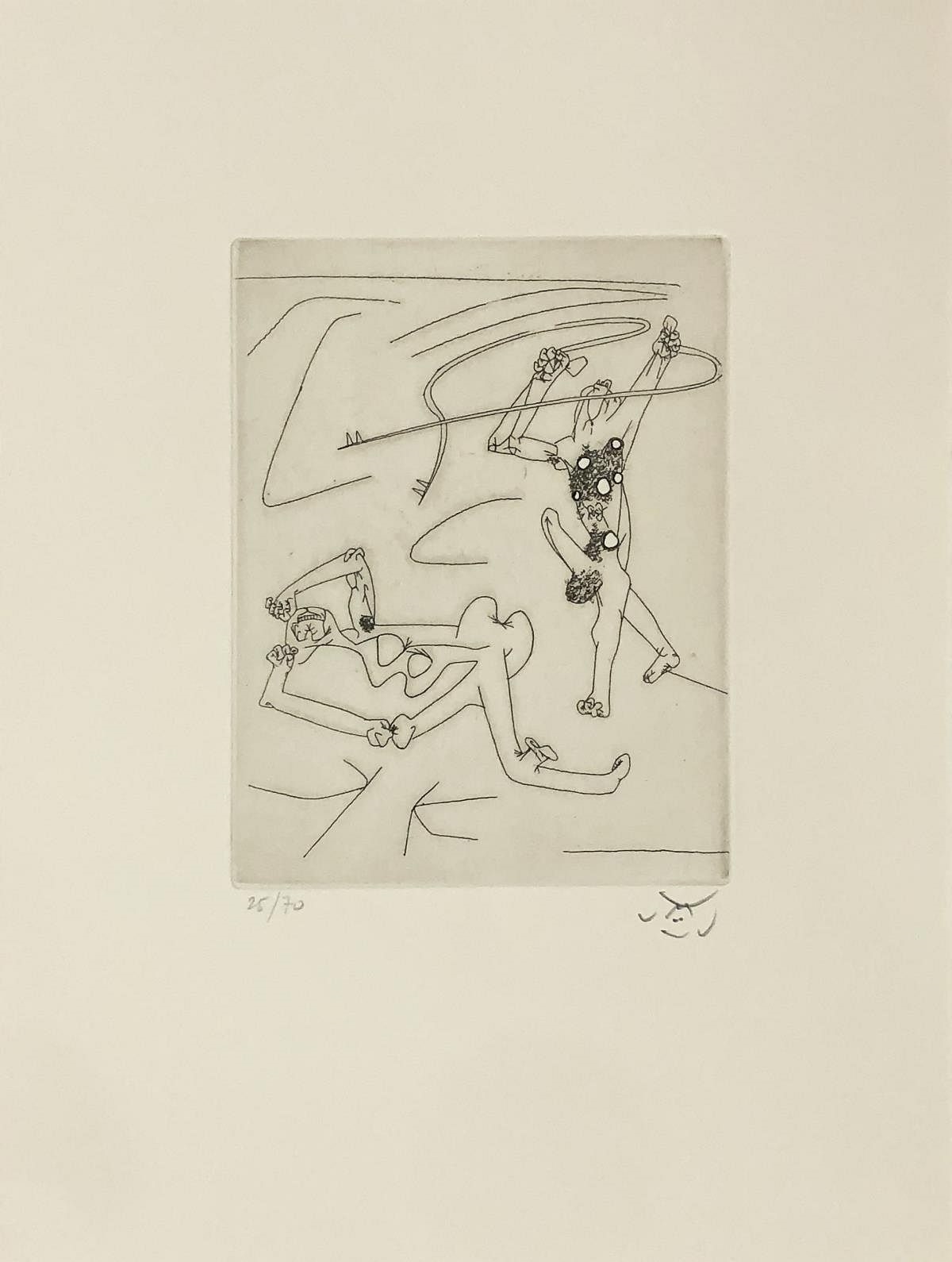 Roberto Matta | Roberto Matta - Untitled 206 (From the New School (1980 ...