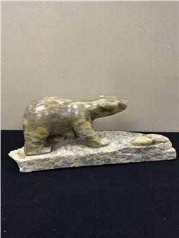 Polar bear with Fish - Nathaniel Noel