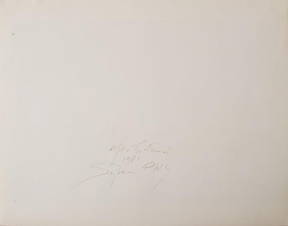 Artwork by Sylvia Plachy, Sylvia Plachy "After the Funeral" Gelatin Print, Made of black and white photography