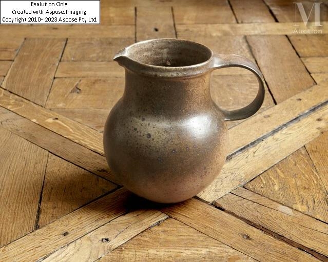 Artwork by Robert Deblander, Pichet, Made of sandstone