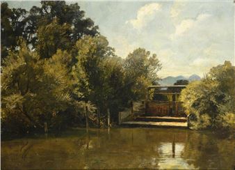 Am Wehr - Gustav von Bechtolsheim