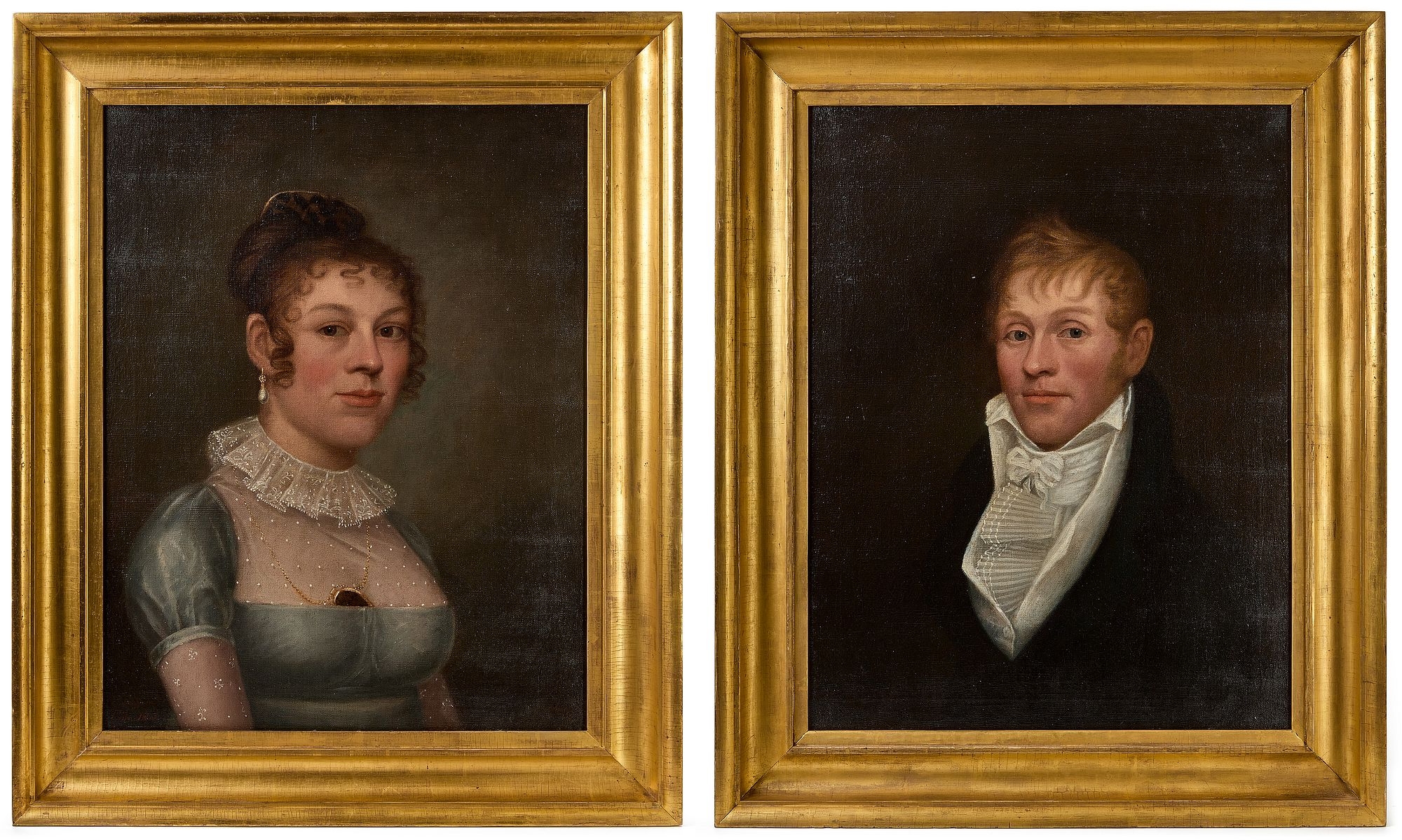 Ethan Allen Greenwood | Portraits of Abel and Susanna White Whitney ...