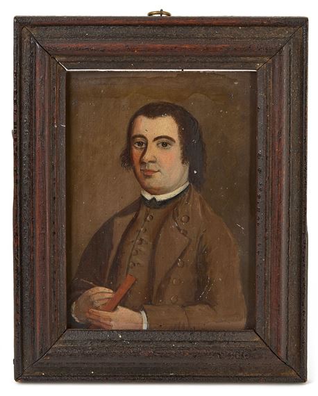 Portrait of Rufus Ward III - American School, 17th Century