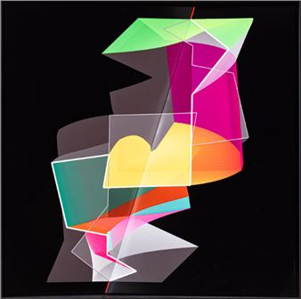Manfred Mohr: Excursion N-Harmonique - Galerie Charlot, Paris