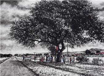 Phillemon Hlungwani: Mitsheketo yale makaya (stories from a place I call home) - Everard Read/ CIRCA, Johannesburg