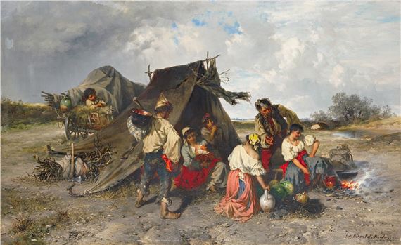 Resting at Noon by Pal Böhm