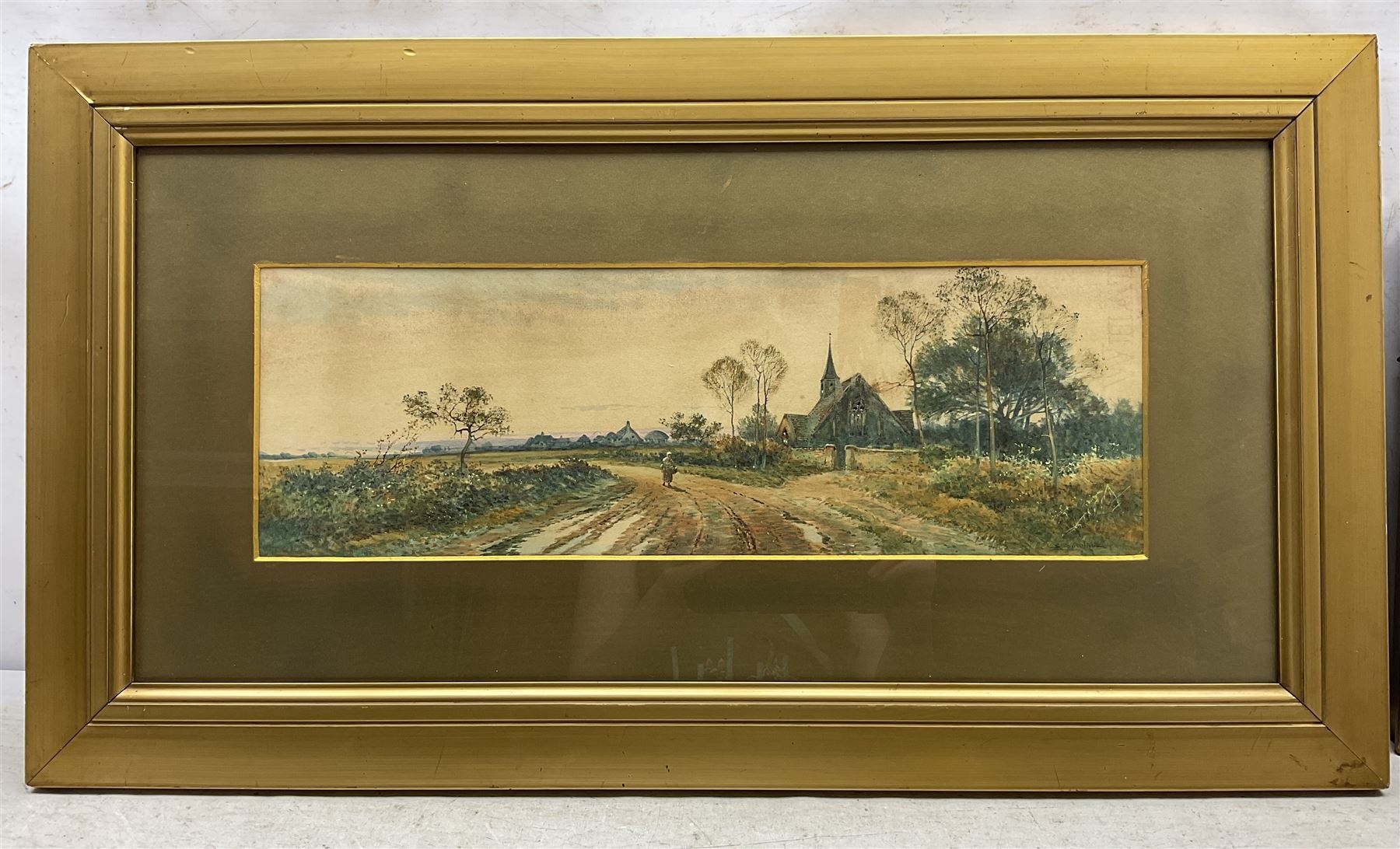 Artwork by Sophia Sinclair, The Walk Home, Made of charcoal and chalk