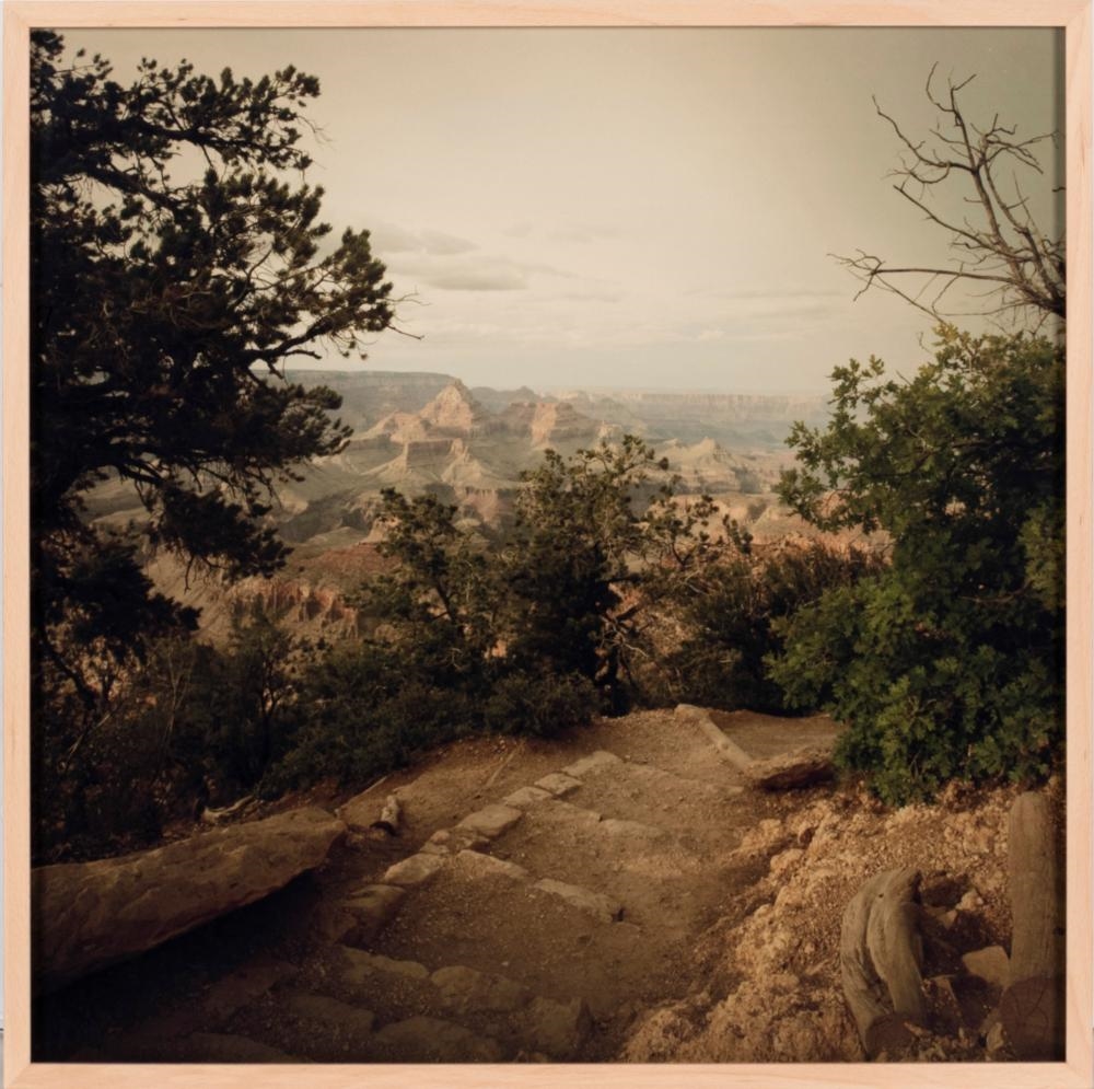 Artwork by Inês d'Orey, D'OREY, Inês (n.1977), "Stairs to the Canyon", Impressão fotográfica Lambda, Assinado, Dim. aprox.: 60 x 60 cm., Made of Lambda photographic print