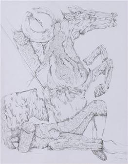 BULLFIGHTING SCENE&quot;, 1996 - Joan Pi­joan Muxart