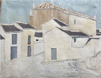 Henri Van Moé (1930-1989) Antequera, Oil on canvas Signed lower right Titled on back H: 50x65 cm - Henri Van Moé