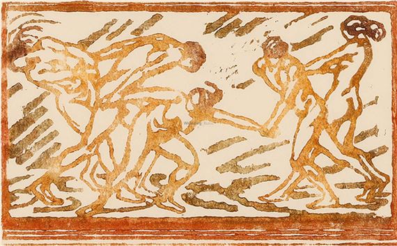 Tanzgruppe by Ludwig von Hofmann, 1925