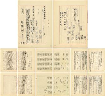 MANUSCRIPT OF NOTES ON THE AUTHENTICATION OF PAINTING AND CALLIGRAPHY FROM THE MUYAN STUDIO - Zhang Heng