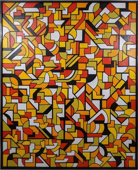 Jérôme Anger | Composition géométrique (2024) | MutualArt