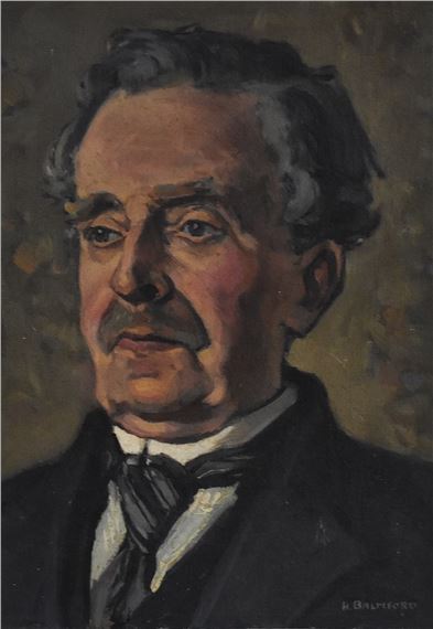 Hurst Balmford | A shoulder length portrait of the artist's father ...