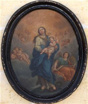 The Immaculate Conception with the Christ Child - Francesco Zahra