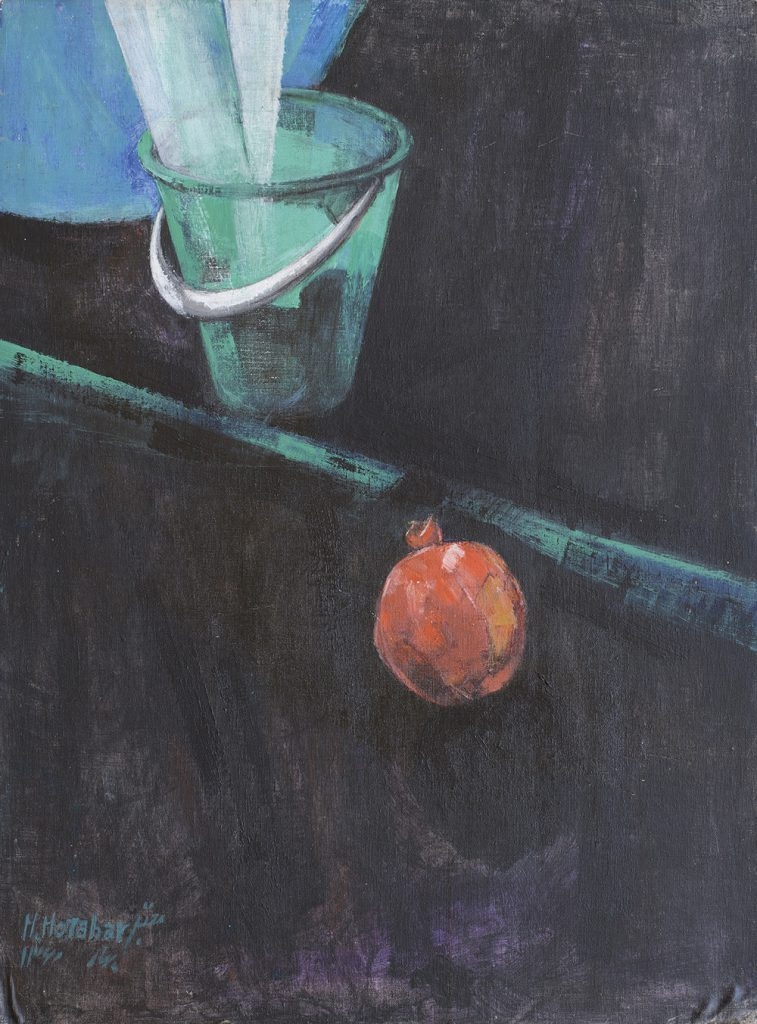 Artwork by Manouchehr Motabar, Untitled, Made of oil on canvas mounted on cardboard