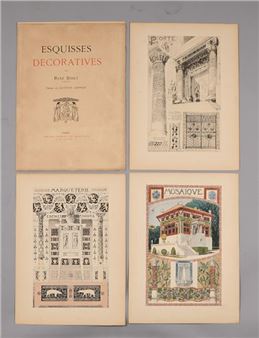 DECORATION ORNEMENTS Esquisses Décoratives by René Binet - René Binet