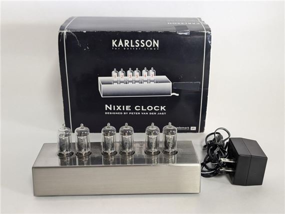 Peter van der Jagt | Karlsson Nixie Tube Clock by Van Der Jagt