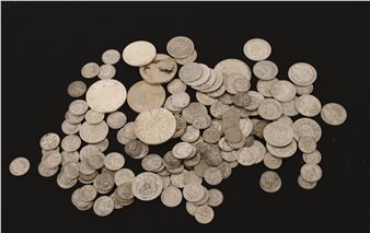 1228 Parti svenska silvermynt - A. Oscar