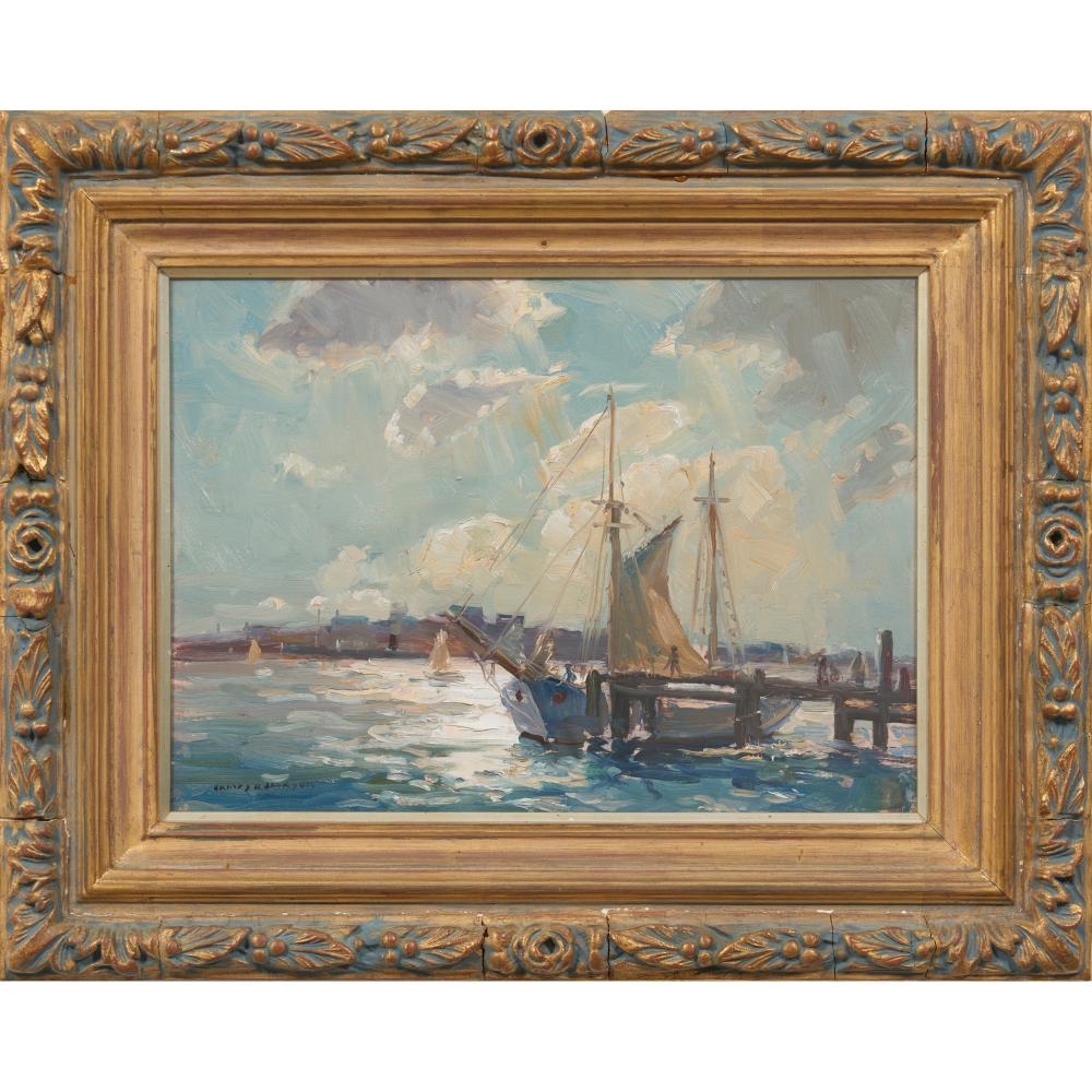 James R. Jackson | JAMES R. JACKSON (1882-1975) Evening Berry's Bay ...