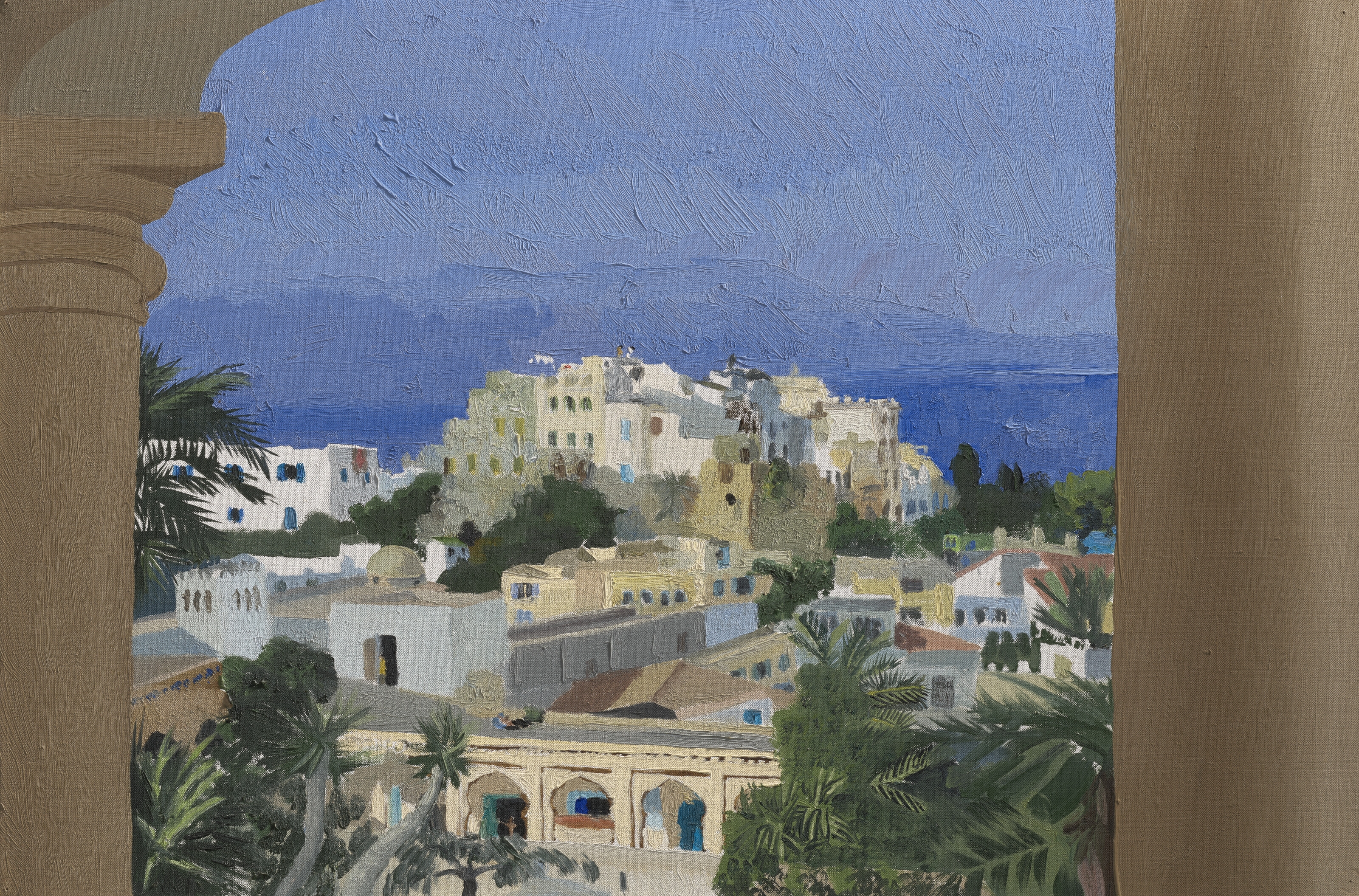 Artwork by Patrick Procktor, Tangier, Made of oil on canvas