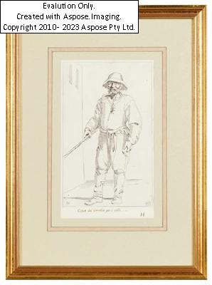 Artwork by Simon Guillain, (Paris 1581-1658) Zwei Radierungen aus der Folge"Le Arti di Bologna", Made of Hand