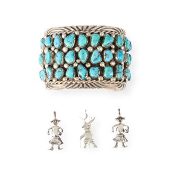 Cuff and pendants - Ruth Ann Begay